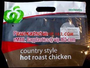 China Woolworths, Shoprite BAGS, TAKE AWAY Bag, Rotisserie Chicken Bags, Hot roast Chicken bags supplier