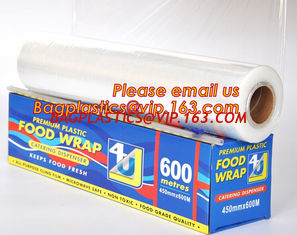 China Newly design household food grade excellent quality factory price cling film, pe food plastic wrap supplier