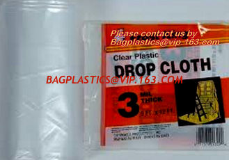 China Plastics pe protective drop cloth, high quality plastic protective drop cloth,dust sheet,cover film supplier
