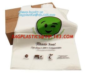 China biodegradable packing bags, Biobag Compostable T-Shirt Bag, Compostable t-shirt bag, degradable bag manufacturer vest ca supplier