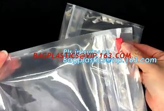 China PE EVA Slider Zip Reclosable Bags, resealable k slider bag 5kg 10kg 15kg, eco-friendly Standup Cosmetic PVC Bag Wi supplier