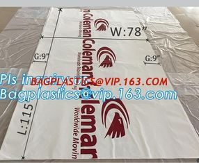 China top covers clear plastic window covers printed pallet covers, Jumbo PE Plastic Type Reusable Pallet Cover, Gusseted Side supplier