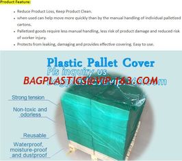 China customized PE pallet cover bag, Waterproof pallet covers/ Poly Bags, Plastic Pallet Covers Gusseted Pallet Covers Pallet supplier