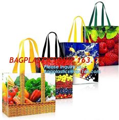 China Chinese suppliers custom printed shopping portable hand non woven bag with print logo, Promotional Cheap Customized Recy supplier