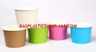 China Yogurt paper cups, disposable paper icecream cup for summer,icecream paper cups for American and European market bagease supplier
