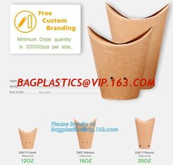 China Custom printed french fries crepe holder food packaging paper cones,Food paper cones french fry crepe cone holder, crepe supplier