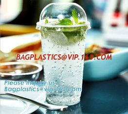 China Biodegradable And Compostable Opaque Yellow Coffee Cup Lid With Nice Design,Cup lid ( PLA cup lid), bagease bagplastics supplier