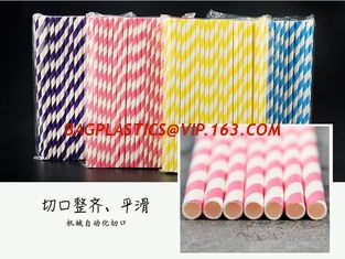 China Hot sale biodegradable bar thick paper straw,biodegradable drinking bamboo design paper straws,Paper straw customized lo supplier