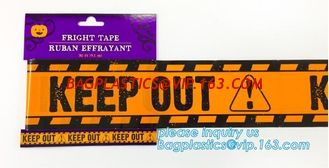 China Caution tape halloween underground cable warning tape,Haunted Halloween Decorations Caution Warning Tape - Trick Or Trea supplier