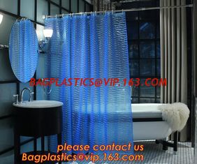 China Custom Polyester Printing Shower Curtain, waterproof fireproof hook kids bathroom shower curtains, PEVA Shower curtain f supplier