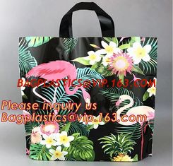 China Stylish, concise plastik shopping shopping bags with logos and soft loop handle plastic bag,Stamp Printed Ameritote Plas supplier