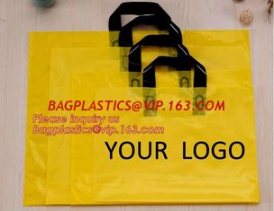 China best selling biodegradable soft loop handle bag with EN13432 BPI OK compost Home ASTM D6400 certificates,bagease,bagplas supplier