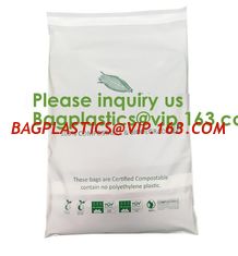 China EN13432 100% Bio Degradable Mailing Bags Custom PLA PBAT Compostable Courier Bags,Eco Reusable Recycle Compostable Mail supplier