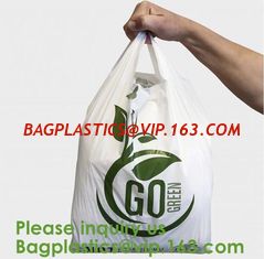 China custom biodegradable poop bags biodegradable dog poop bag 100% Biodegradable Plastic Trash Bag Compostable Garbage Bag supplier