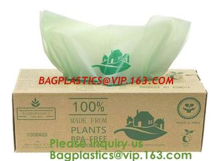 China 100% Certified Biodegradable Compost Bags, Food Waste Bags,Food grade compostable coffee bags,Biodegradable Stand Up Cof supplier