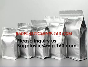China Aluminum Foil Stand Up Packaging Bags Mylar Airtight Zipper Pouches Smell Proof Coffee k Tear Notch Pack Food Grad supplier