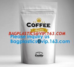 China High Barrier 16 oz Foil Stand up Zipper Pouch Coffee Bag with Valve,Resealable Food Storage Zipper Plastic Bag,Jar Kraft supplier