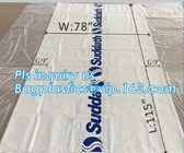 pe bag pallet cover plastic bag sqaure bottom bag, 54 x 44 x 96" 1 Mil ldpe Clear Pallet Covers, top covers clear plasti