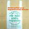 HDPE 100% virgin material transparent, t-shirt bags on roll, plastic t-shirt bags vest bag supplier