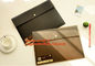 A4 Double pockets PP document wallet plastic pockets file folder, A4 size L-shape file folder supplier