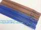 Waterproof heat seal apparel packaging seal with slider zip, pvc zipper lock slider/Resealable PVC Slider Zip seal zip supplier