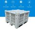 Standard sizes HDPE large collapsible plastic pallet box, Heavy duty industry storage use collapsible plastic mega bin supplier