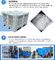 Standard sizes HDPE large collapsible plastic pallet box, Heavy duty industry storage use collapsible plastic mega bin supplier