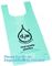 plastic t-shirt shape bag/ diaper sack bag with powder scent, biodegradable custom baby disposable diaper nappy bag, pac supplier