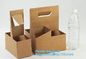 Eco Friendly Disposable Kraft Paper Take Out 2 Pack Coffee Cup Drink Carriers 2 Pack Paper Cup Holders bagease package supplier