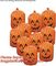 Halloween Pumpkin Leaf Bags Bundle: 2 Different Sets of Lantern Leaf Bags,Outdoor 30 Microns Jumbo Plastic Halloween Pum supplier