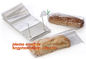 Bakery use FDA approved food grade custom logo clear 30microns wicketted pe bags for bread,micro-perforated plastic bag supplier