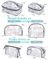 Travel Luggage Pouch Custom Clear Transparent PVC Travel Toiletry Bag Make Up Cosmetic Bag,Vinyl Wash Beauty Cosmetic Tr supplier