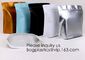 Customized Color Eight-Side Seal Aluminum Foil Zip Lock Food Bag Coffee Packaging,Matte Finish Black Aluminum Foil Ziplo supplier
