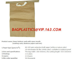 China Multiwall paper sack, Medicine packing bag, Maltitol crystal packing bag, Mail paper bag, Grain packing sacks supplier