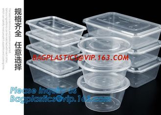 China Meal Prep Containers 3 Compartment Leak Proof 1oz sauce cups Microwave BPA Free Plastic Food Bento Plastic Lunch Boxes supplier