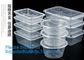 Meal Prep Containers 3 Compartment Leak Proof 1oz sauce cups Microwave BPA Free Plastic Food Bento Plastic Lunch Boxes supplier